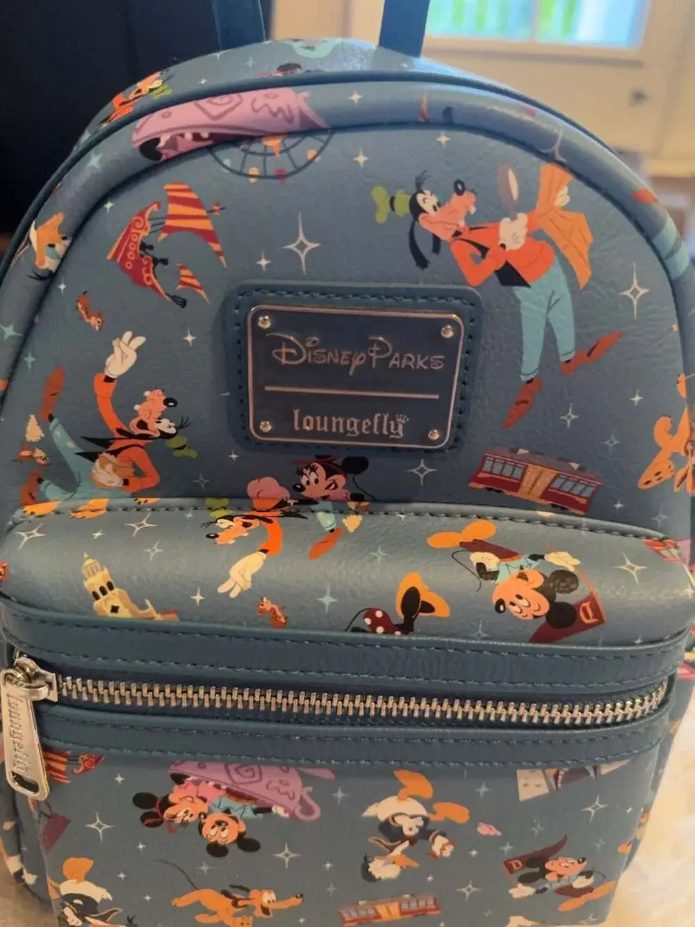 Loungefly Disney Parks Mickey and Friends All-Over Print‎ Mini Backpack